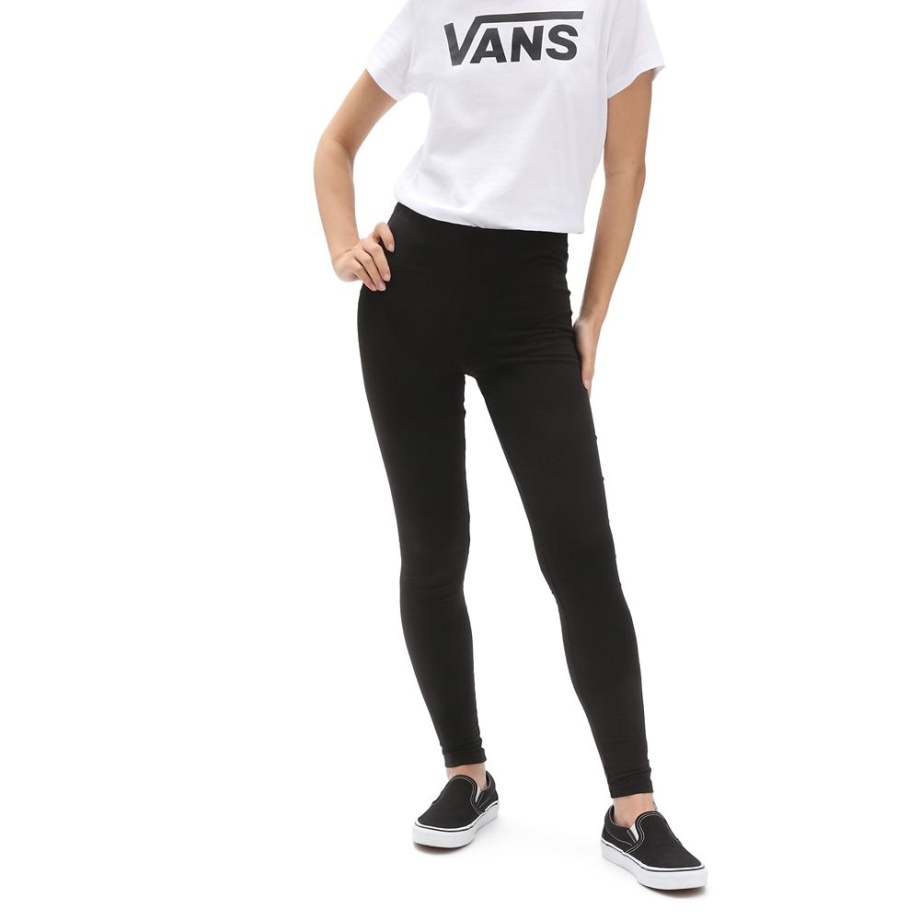 Vans Chalkboard Clássico Legging Mulheres Negras