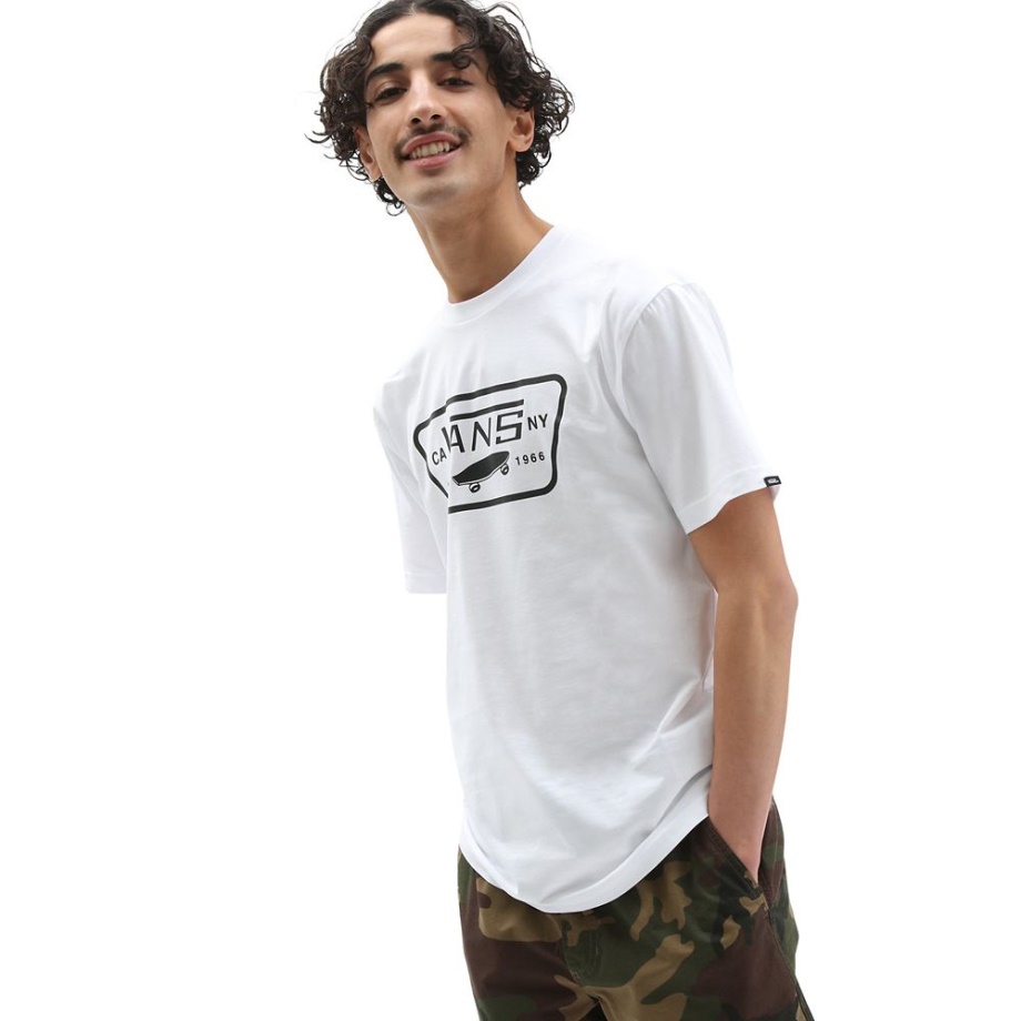 Vans T-shirt Full Patch Branca – Clique na imagem para fechar