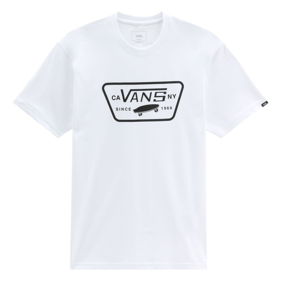 Vans T-shirt Full Patch Branca