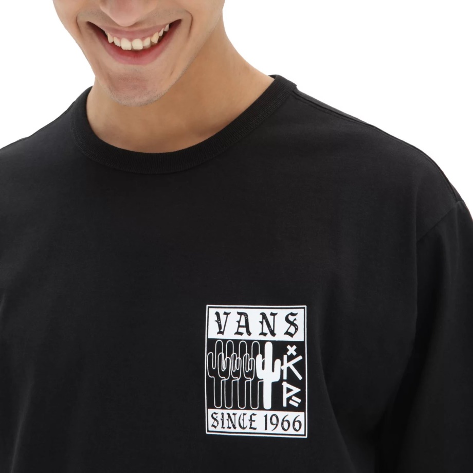 Camiseta Preta Vans Kevin Peraza Fora Da Parede