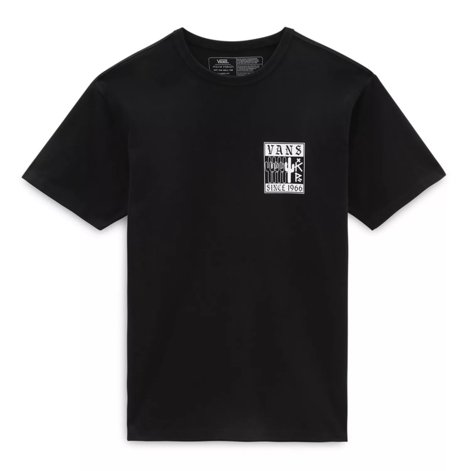 Camiseta Preta Vans Kevin Peraza Fora Da Parede