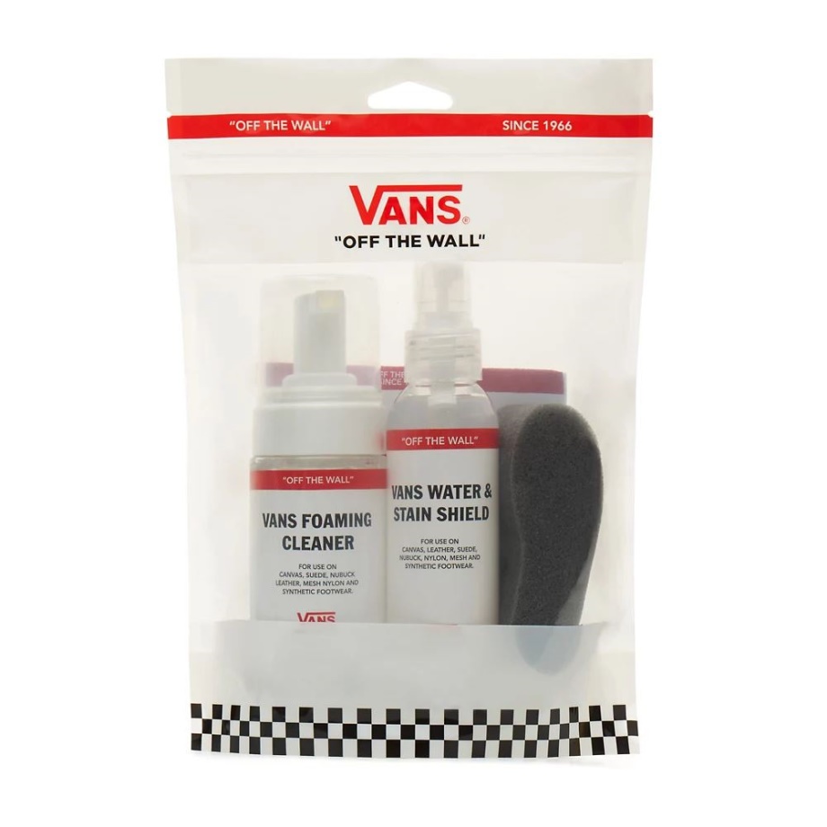 Kit De Lona Para Cuidados Com Sapatos Vans Mulheres Brancas