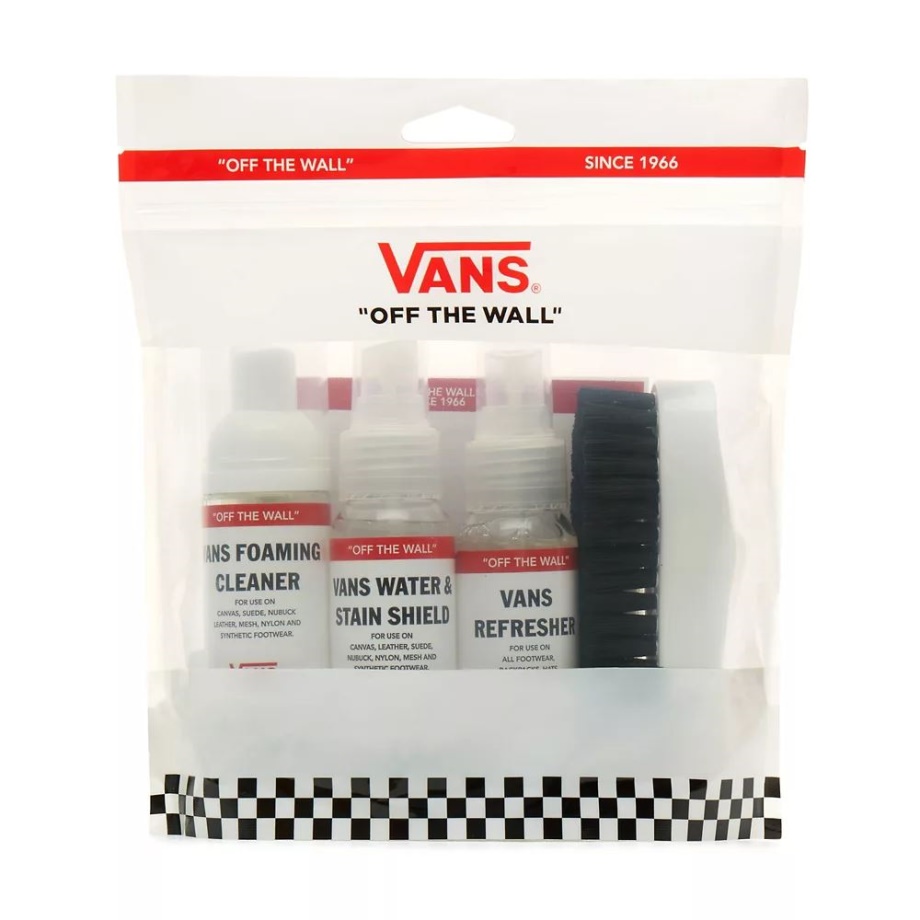 Kit De Viagem Para Cuidados Com Sapatos Vans Mulheres Brancas