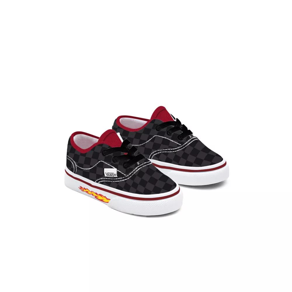 Sapato Infantil Vans Custom Checkerboard Flame Authentic (1-4 Anos) – Clique na imagem para fechar