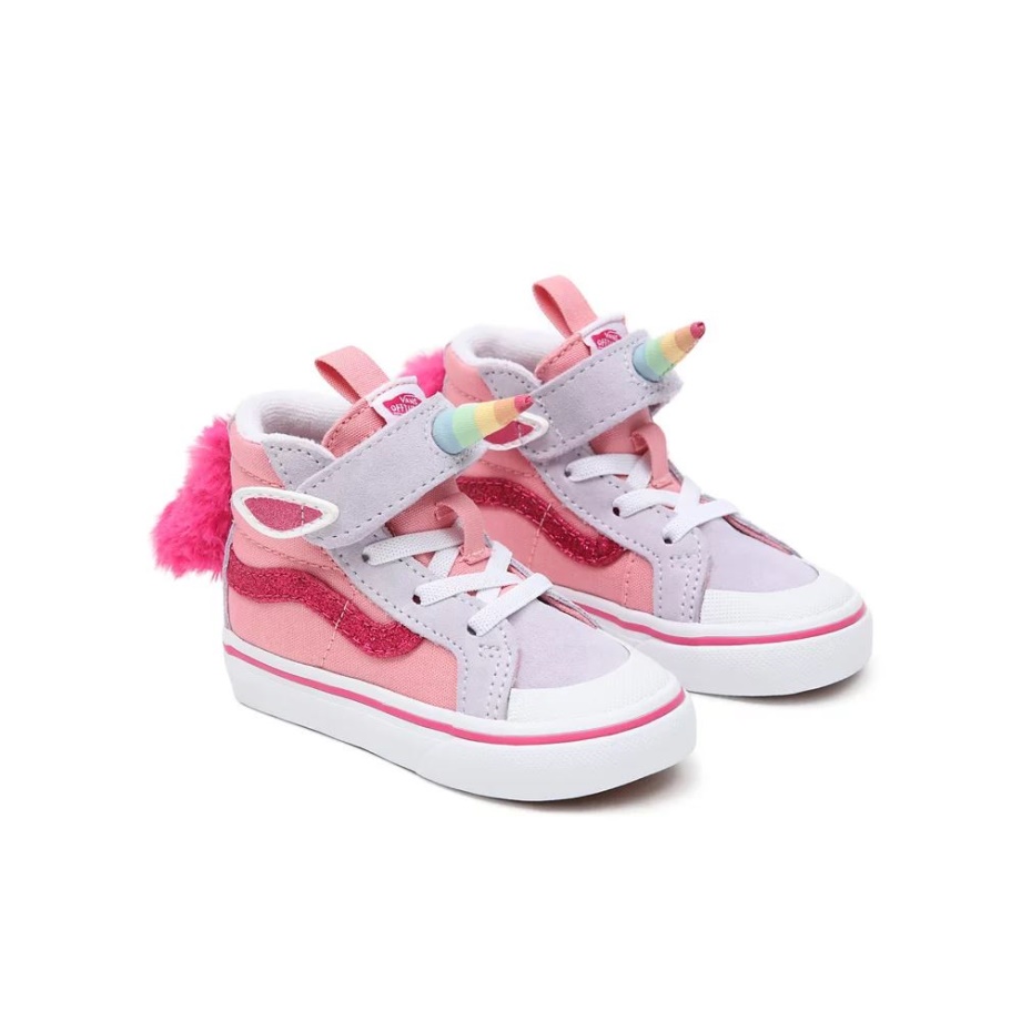 Tênis Vans Toddler Unicorn Sk8-hi Reedição 138 V (1-4 Anos) Rosa