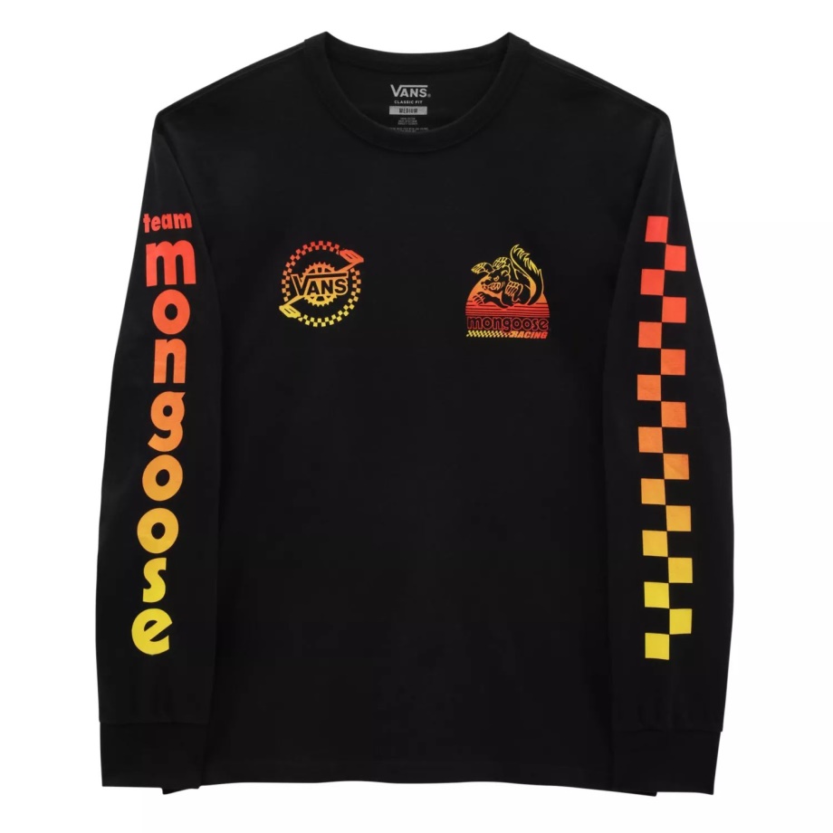 Vans X Our Legends (mangusto) Camiseta Manga Longa Preta