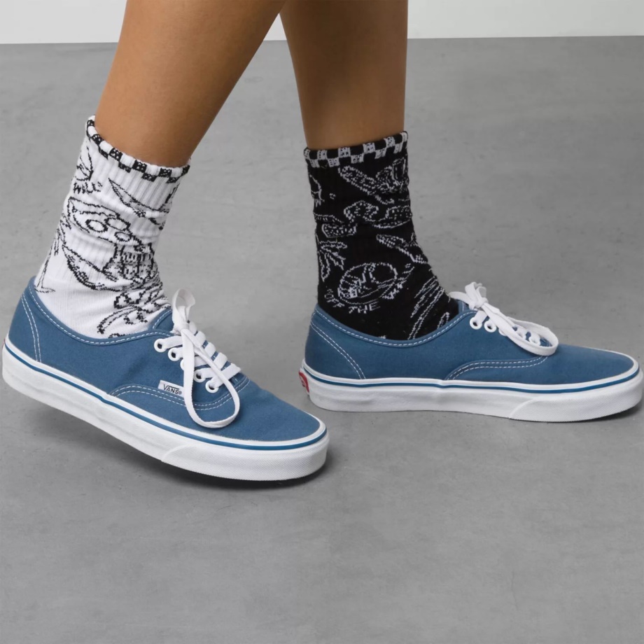 Meias Vans X Stranger Things Miss Match (1 Par) Preto E Branco