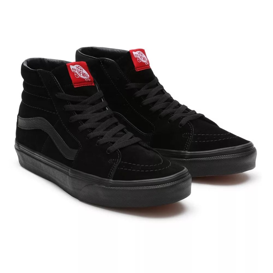 Sapatos Femininos Vans Sk8-hi Preto – Clique na imagem para fechar