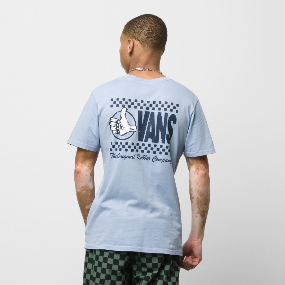 Camiseta Vans 66 Thumbs Up Caxemira Azul – Clique na imagem para fechar