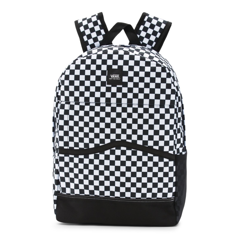 Vans Build Skool Mochila Xadrez Preto E Branco Masculino