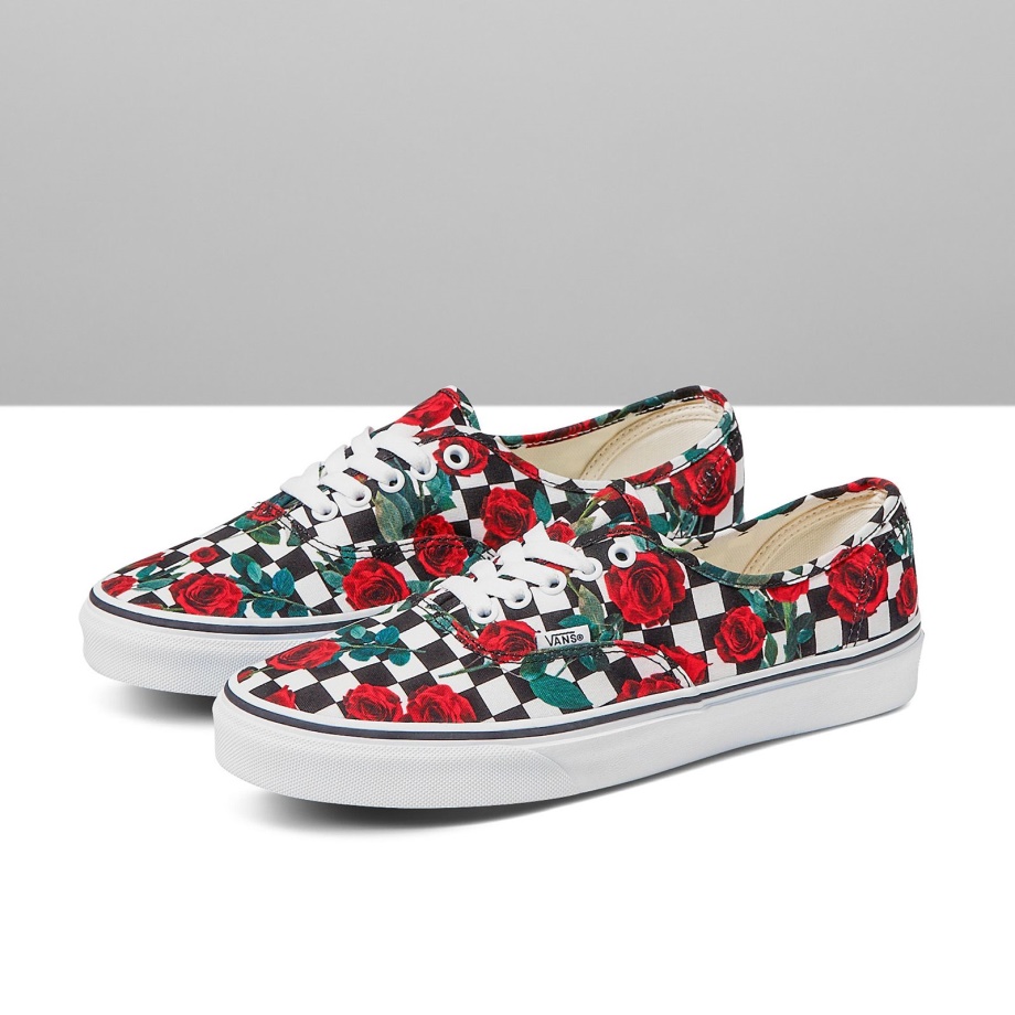 Vans Customs Rosas Quadriculadas Autênticas