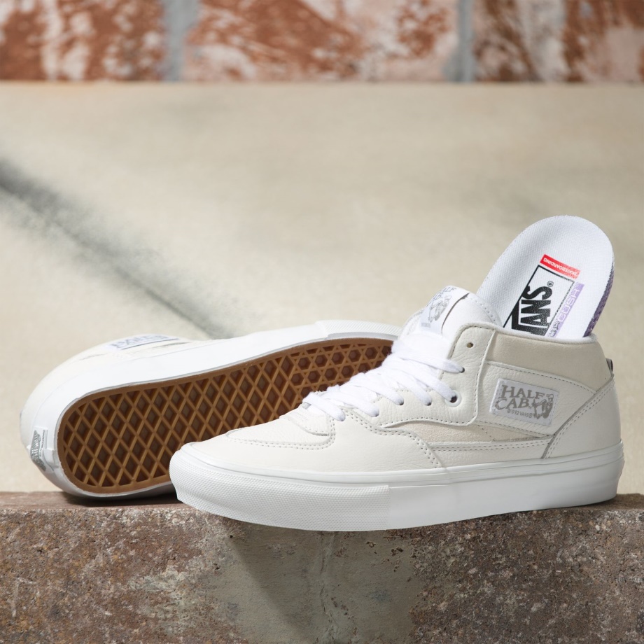 Vans Daz Skate Meia Cabine Branco-branco – Clique na imagem para fechar