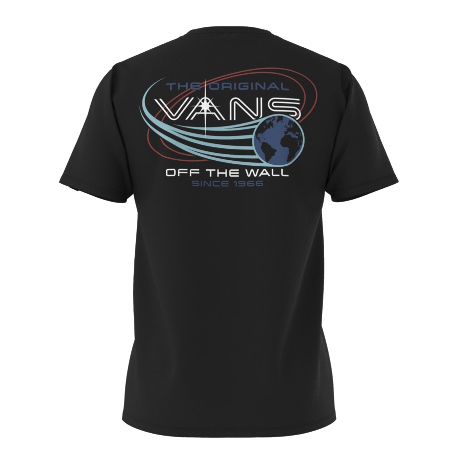 Camiseta Preta Vans Movimento Global