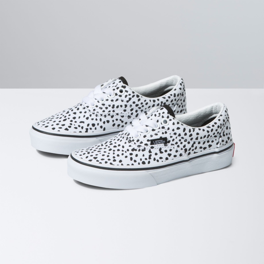 Vans Kids Era Dálmata Preto-verdadeiro Branco