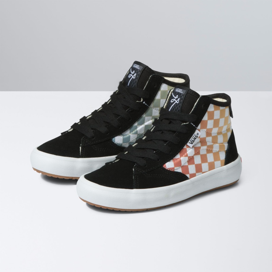 Vans Kids Little Lizzie Checkerboard Black Multi