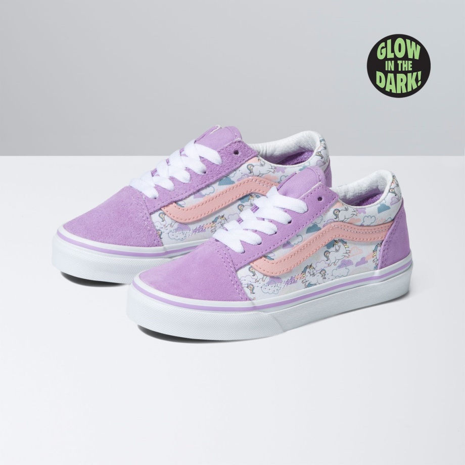 Vans Kids Old Skool Brilho Mítico Puro Lilás