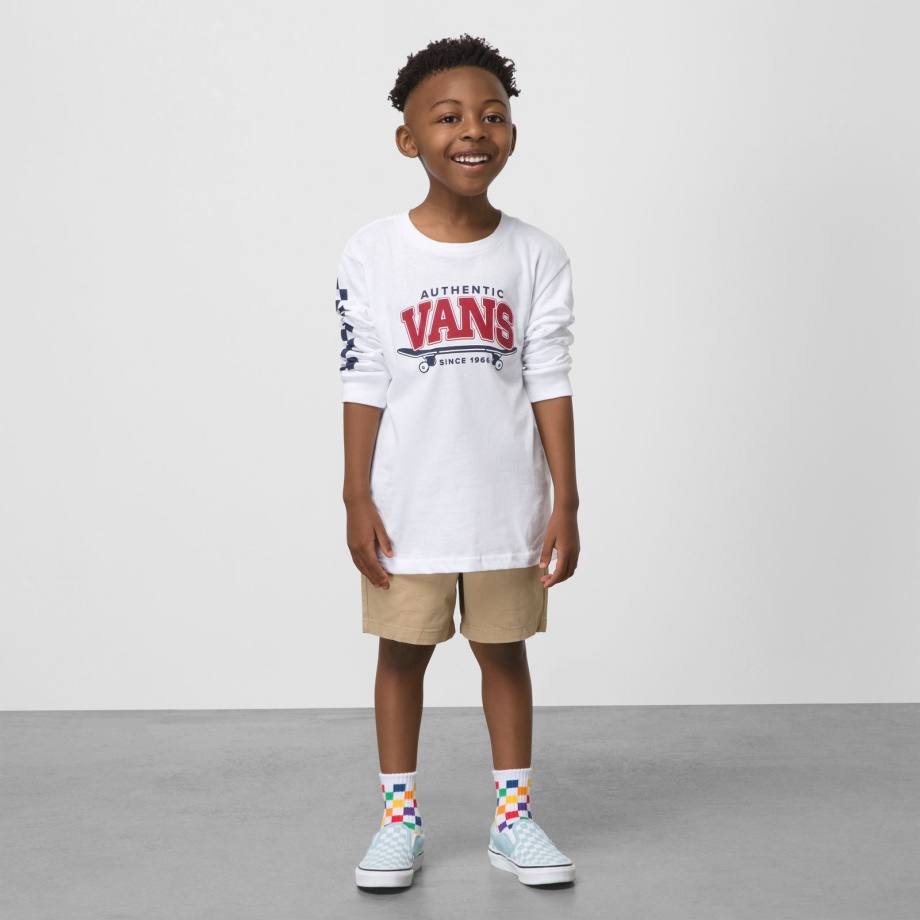 Vans Little Kids Gama Cintura Elástica Short Cáqui