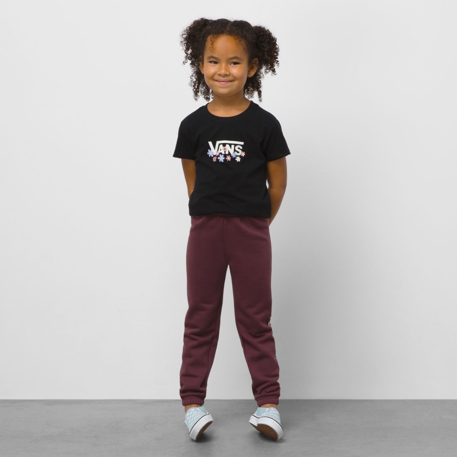 Calça De Moletom Floral De Inverno Vans Little Kids Catawba Grape