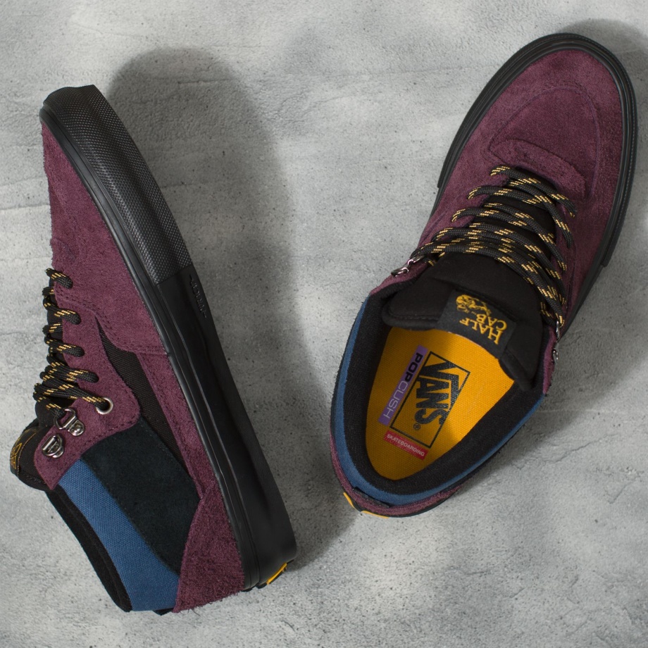 Vans Outdoor Skate Meia Cabine Roxo-preto