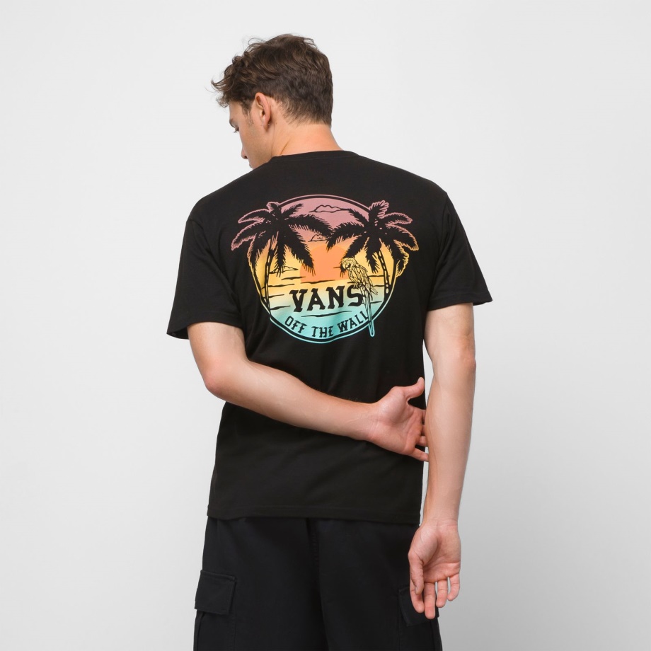 Vans Paradise Island Bird Camiseta Preta