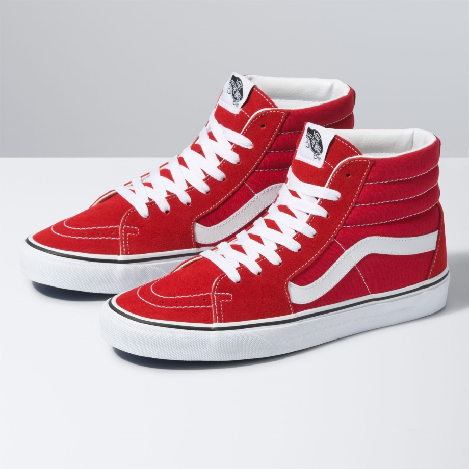 Vans Sk8-hi Racing Vermelho-verdadeiro Branco