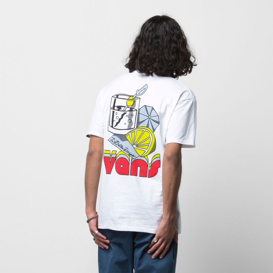 Vans Para Dias Melhores Camiseta Branca