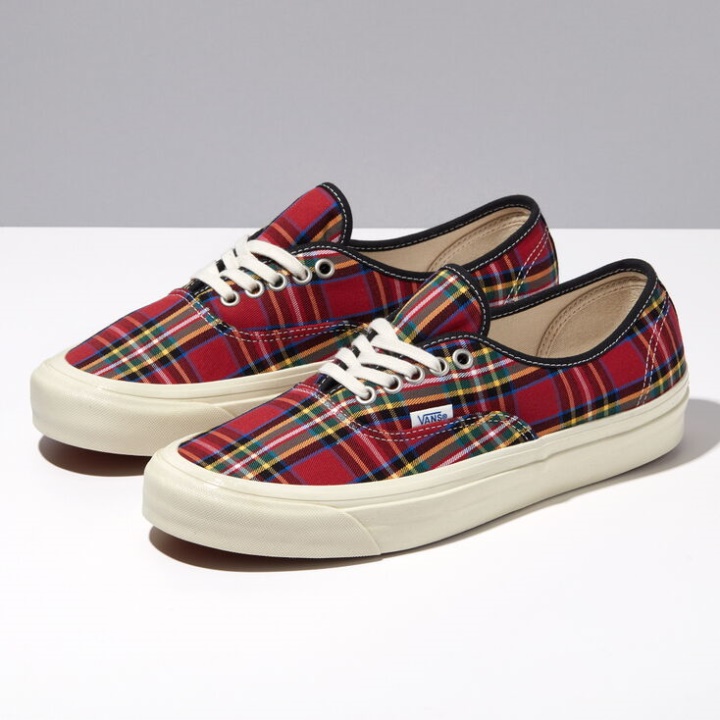 Vans Anaheim Factory Og Plaid Autêntico 44 Dx Og Xadrez Vermelho-verde