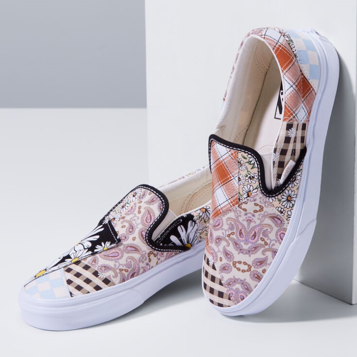 Vans Meadow Patchwork Classic Slip-on Multi-true White