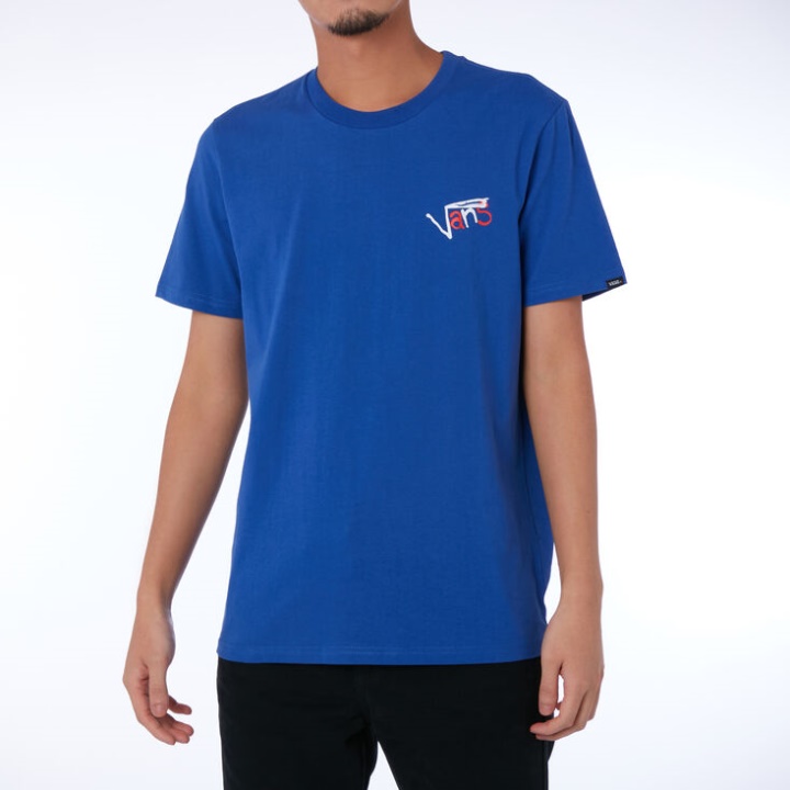 Camiseta Vans Otw Art Collection Fivemonker Deep Ultramarine