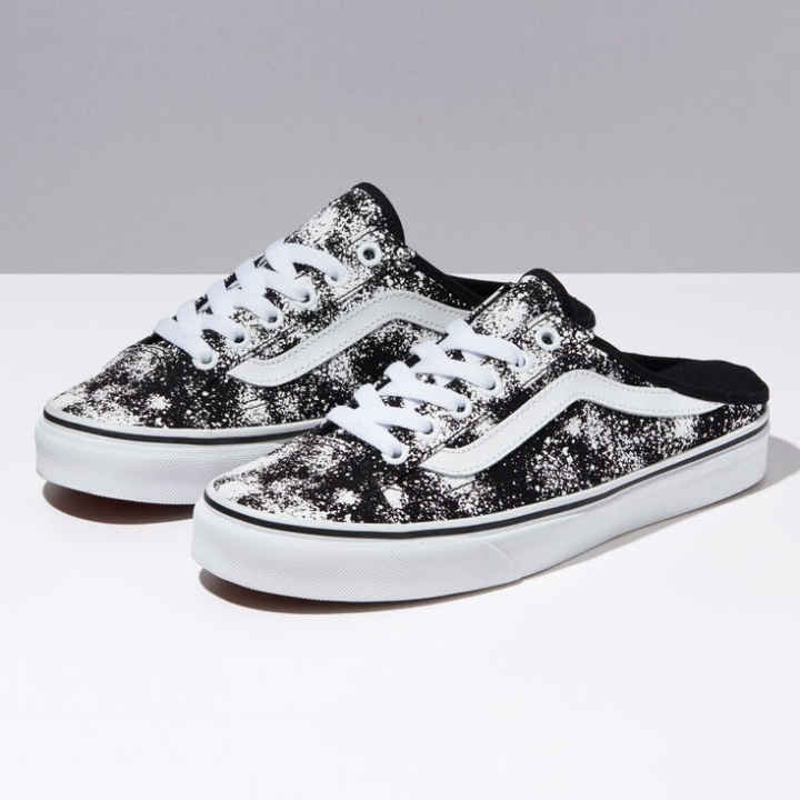 Vans Overspray Style 36 Mule Black-true White