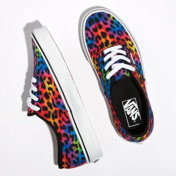 Vans Rainbow Spot Leopardo Autêntico Preto-verdadeiro Branco