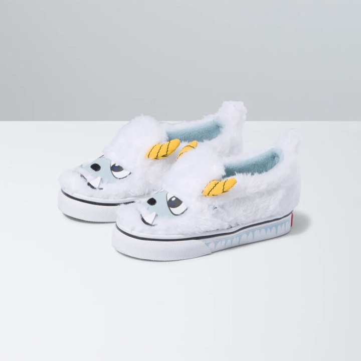 Vans Infantil Slip-on V Yeti (yeti) Preto-verdadeiro Branco