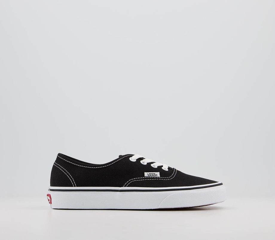 Vans Autênticos Tênis Preto Branco