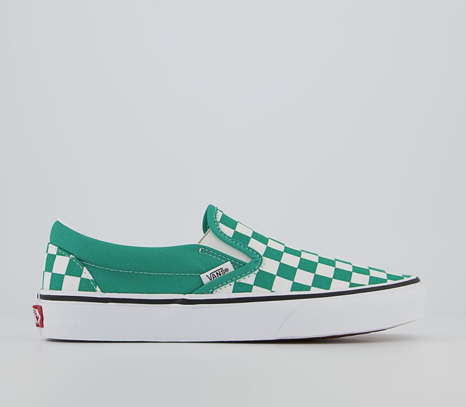 Vans Classic Slip On Tênis Verde Pimenta Branco