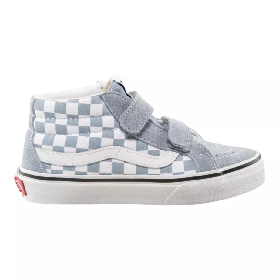 Vans Girls' Pre-Skool SK8-mid Reedição V Skate Shoes Ashley Blue