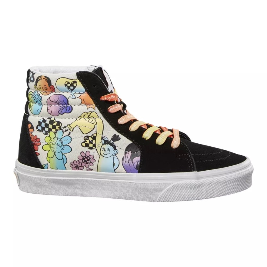 Tênis De Skate Feminino Sk8-hi Cultivate Care Da Vans True Whitetrue White