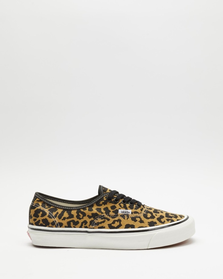 Vans Anaheim Authentic 44 Dx - Leopardo Preto-tan Unissex