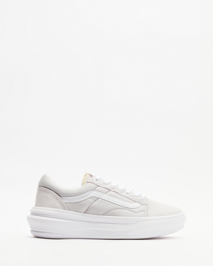 Vans Old Skool Overt Cc - Unissex Branco Cinza Claro