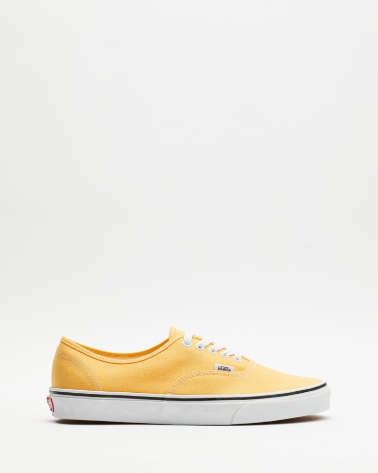 Vans Autênticos - Unissex Linho-verdadeiro Branco