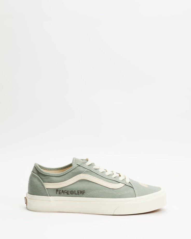 Tênis Vans Eco Theory Old Skool Cônico - Unissex Verde Milieu-marshmallow