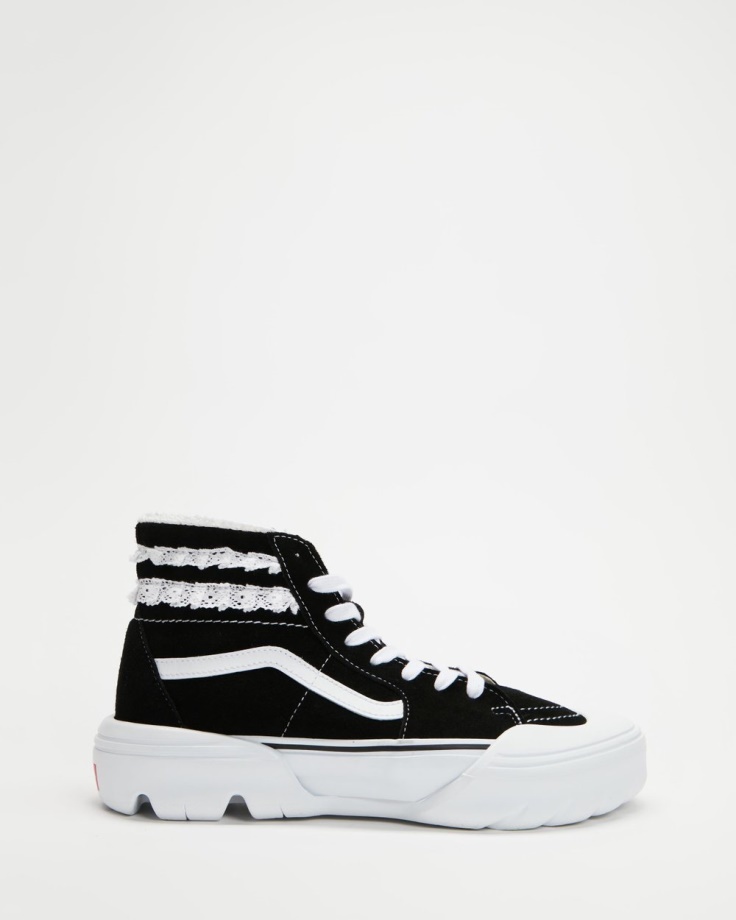 Vans X Sandy Liang Sk8-hi Cônico - Unissex Preto E Branco