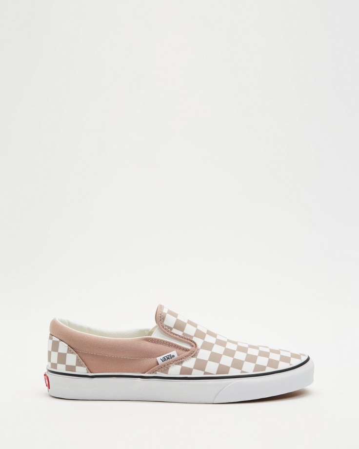 Vans Classic Checkerboard Slip-ons - Unissex Etherea-true White